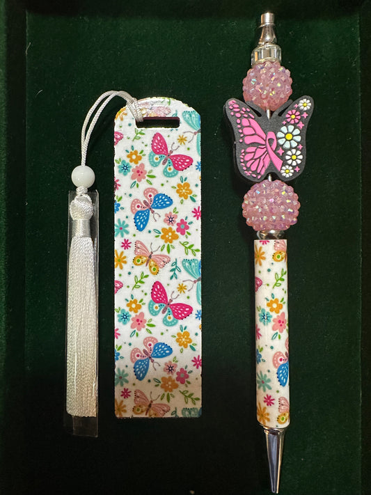 BUTTERFLY/BOOKMARK & PEN