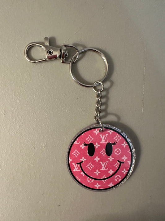 HAPPY FACES/KEY CHAIN