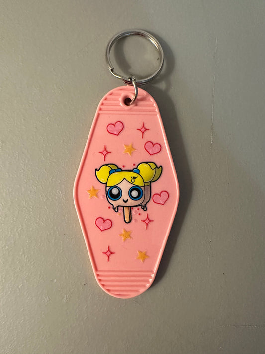 PUFF POWER GIRL/KEY CHAIN