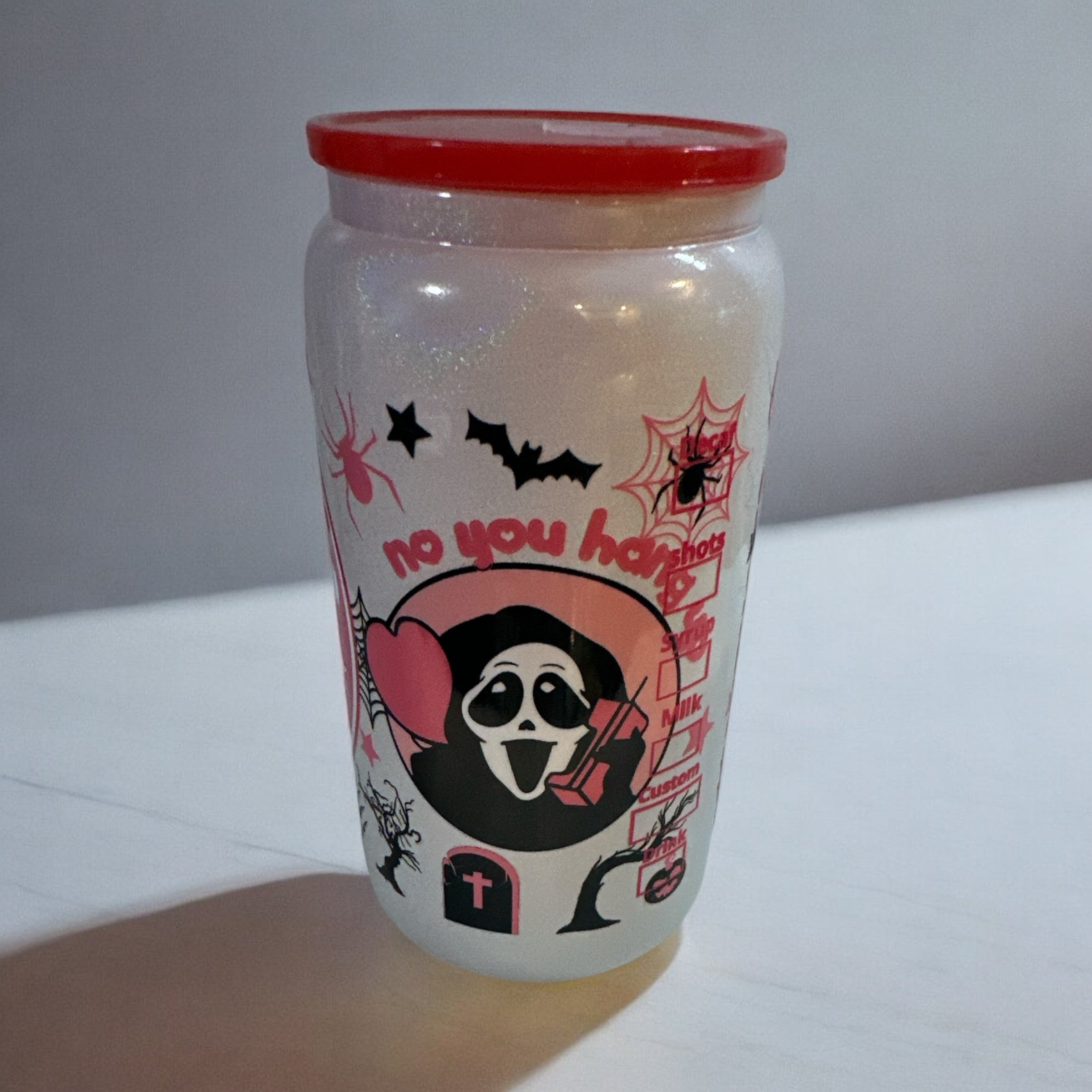 HALLOWEEN/GLASS CAN