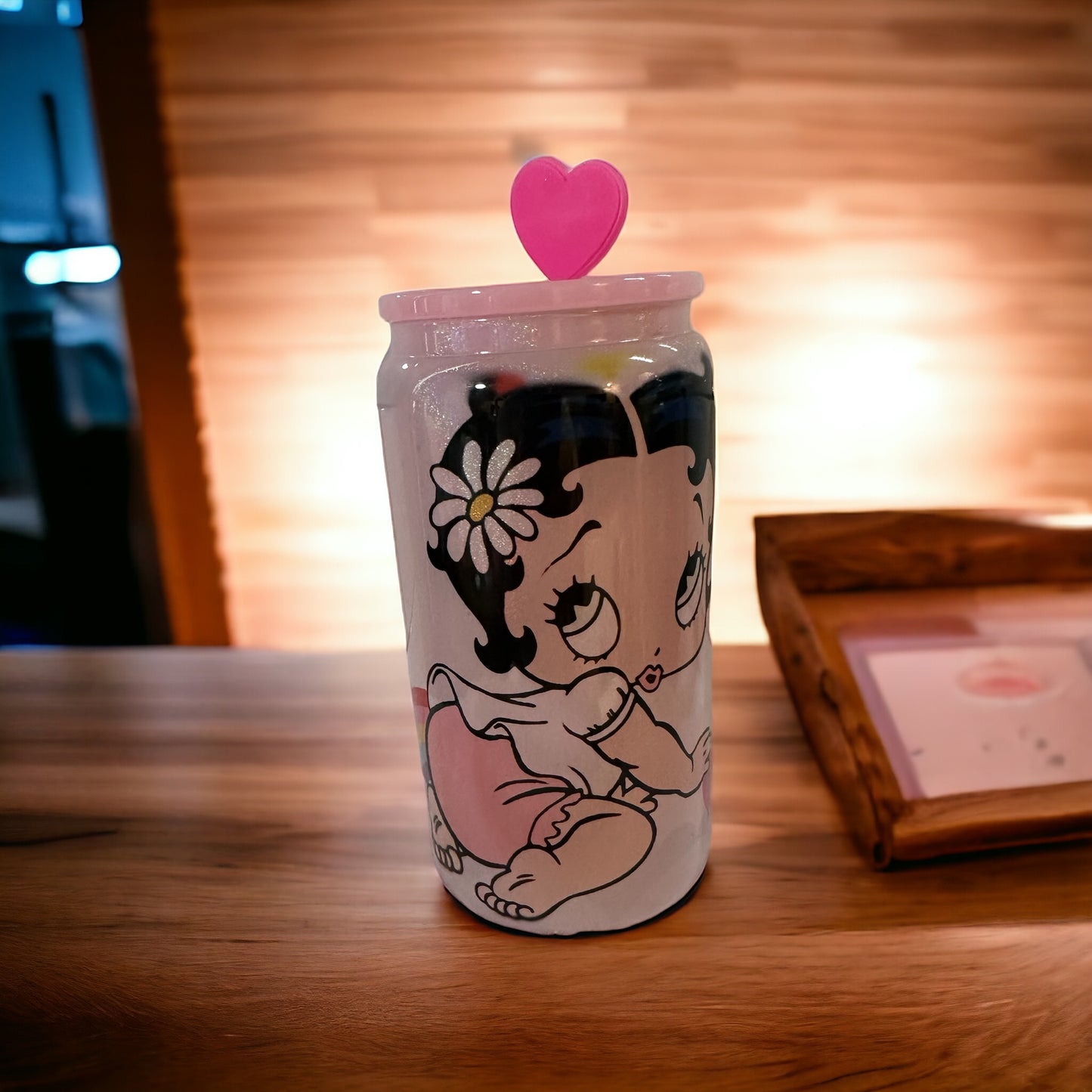 BETTYBOOP/GLASS CAN