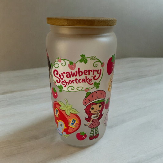 STRAWBERRY/GLASS CAN