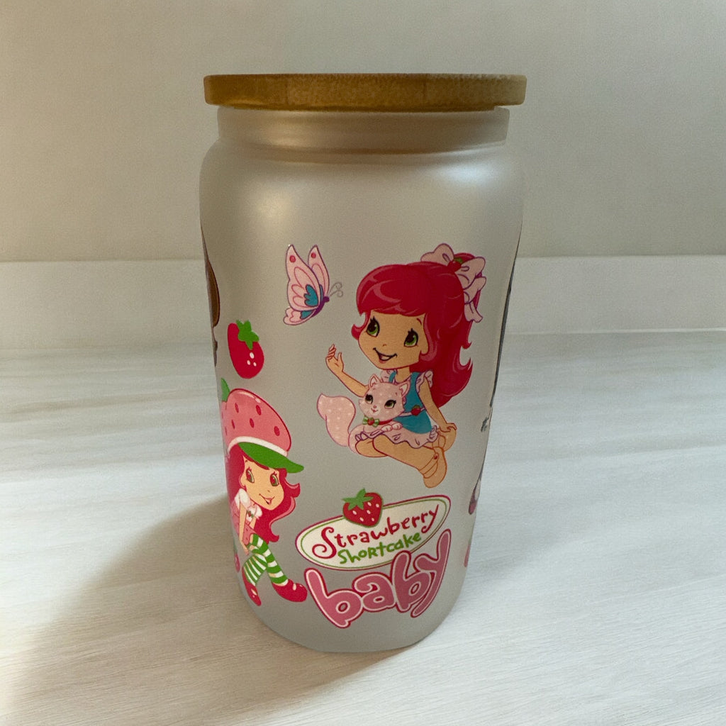 STRAWBERRY/GLASS CAN