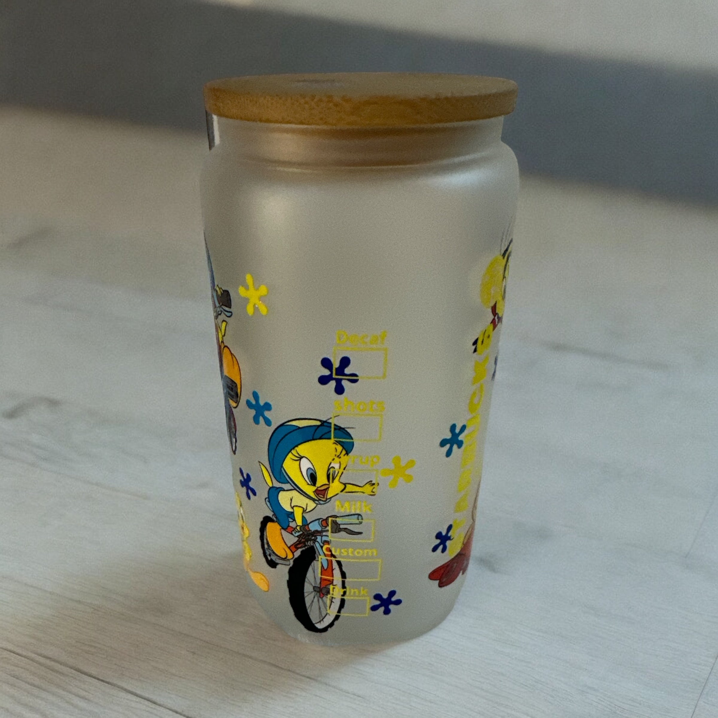 TWEETY/GLASS CAN
