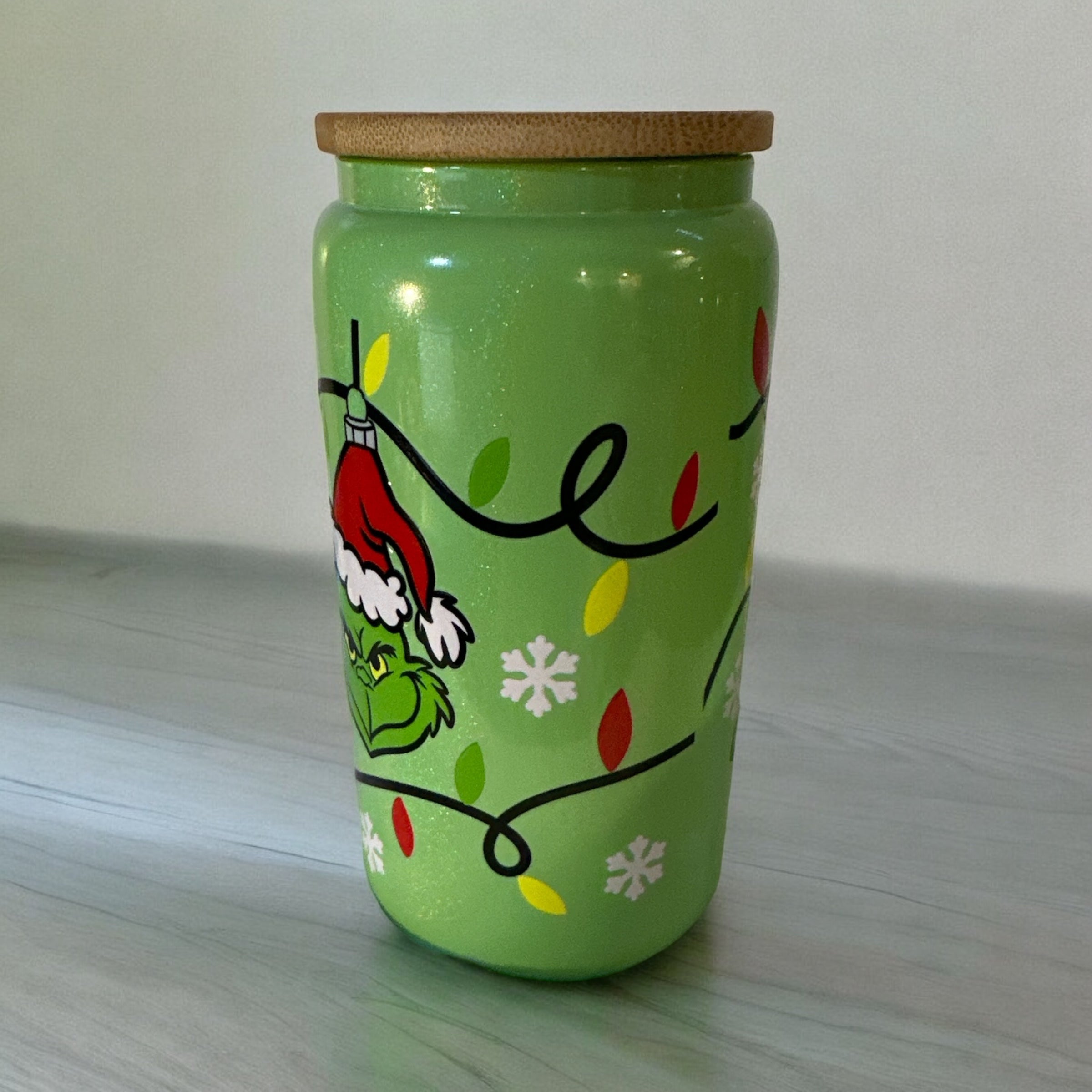 CHRISTMAS/GLASS CAN