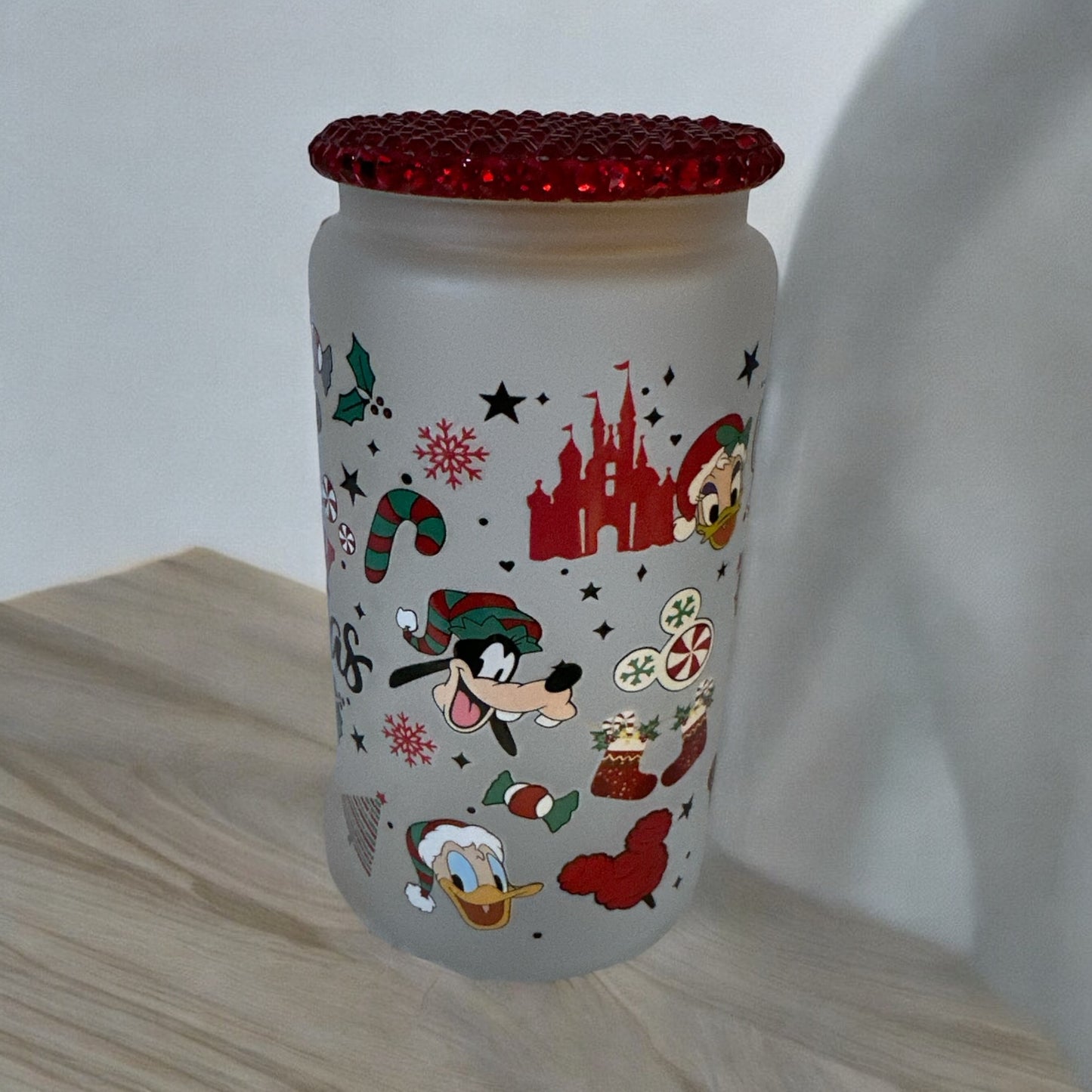 CHRISTMAS/GLASS CAN