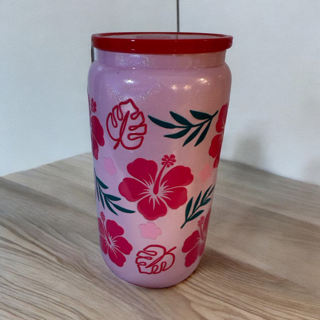 FLOWER/GLASS CAN