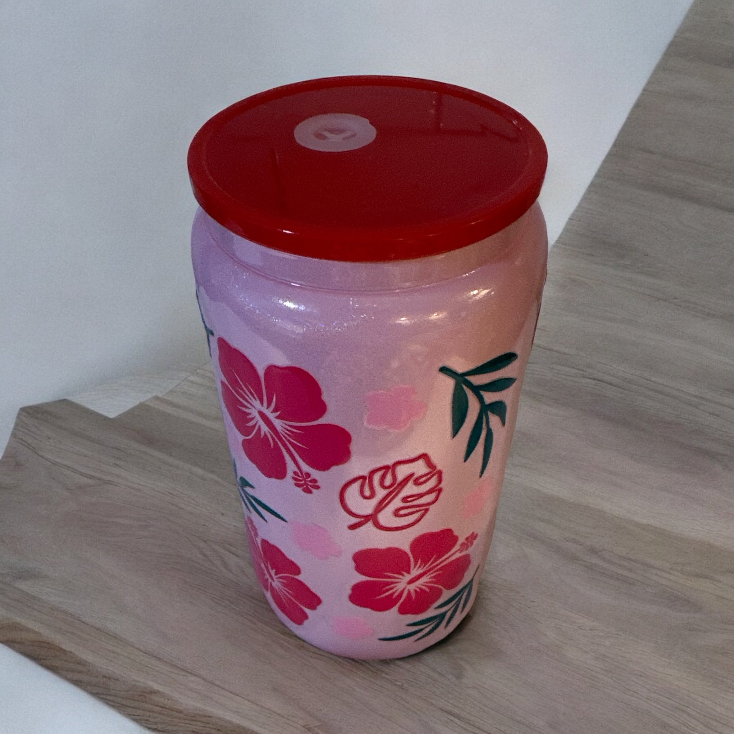 FLOWER/GLASS CAN