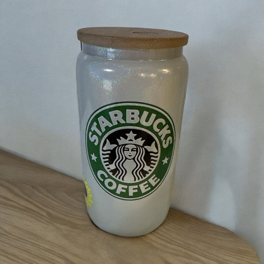 STARBUCKS/GLASS CAN