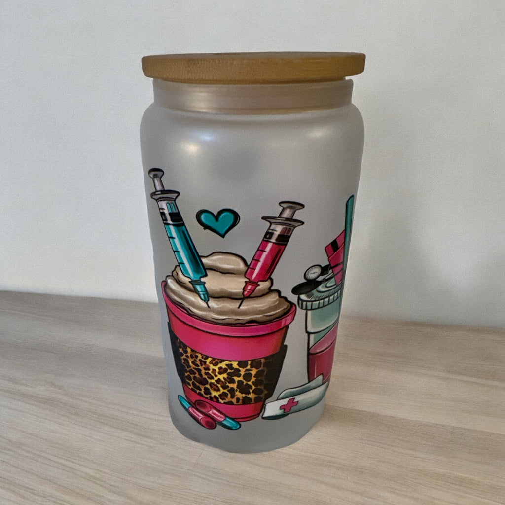 NURSE/GLASS CAN
