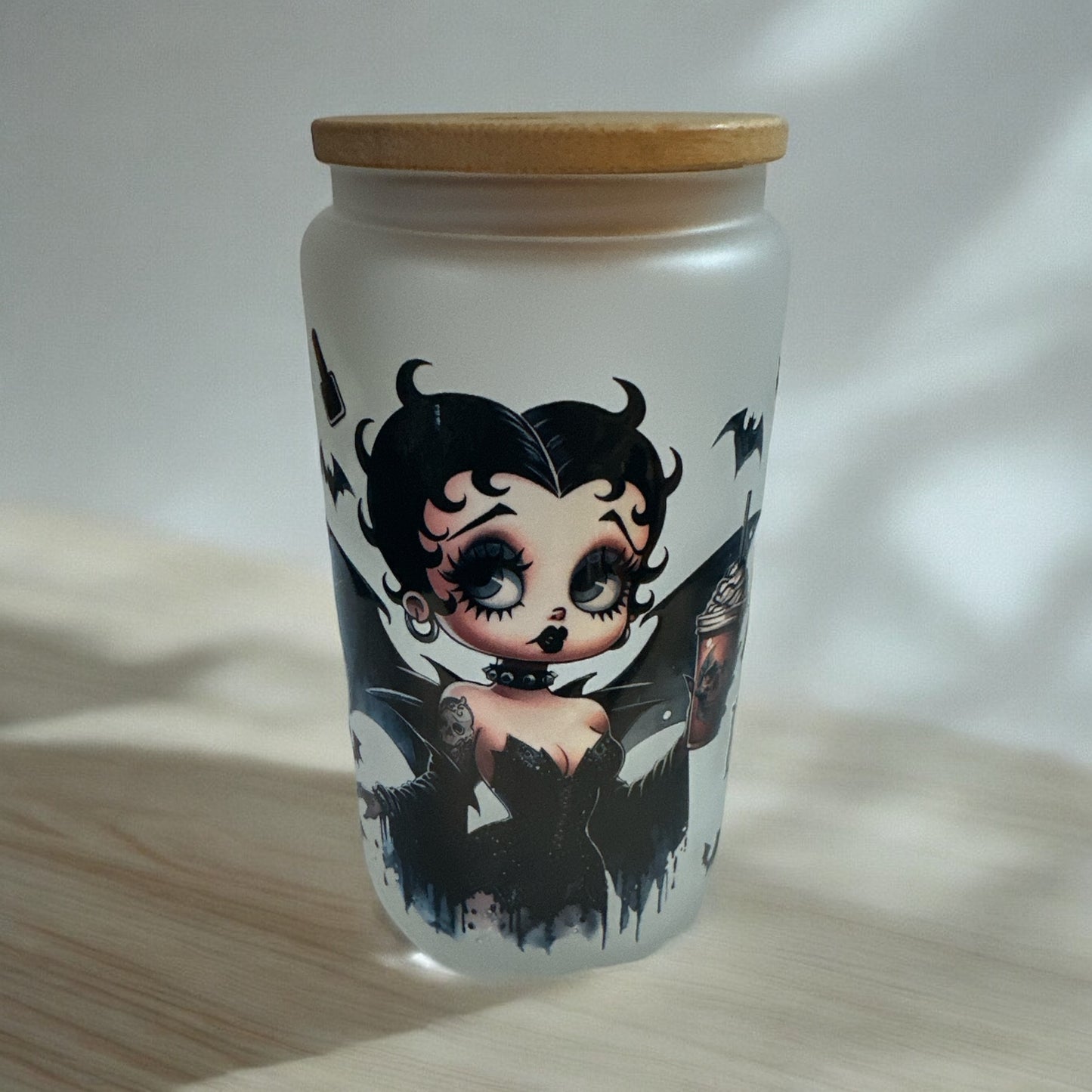 BETTYBOOP/GLASS CAN